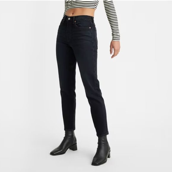 Levi's Jeans Levis Wedgie Icon Fit Ankle Womens Jeans Black Poshmark